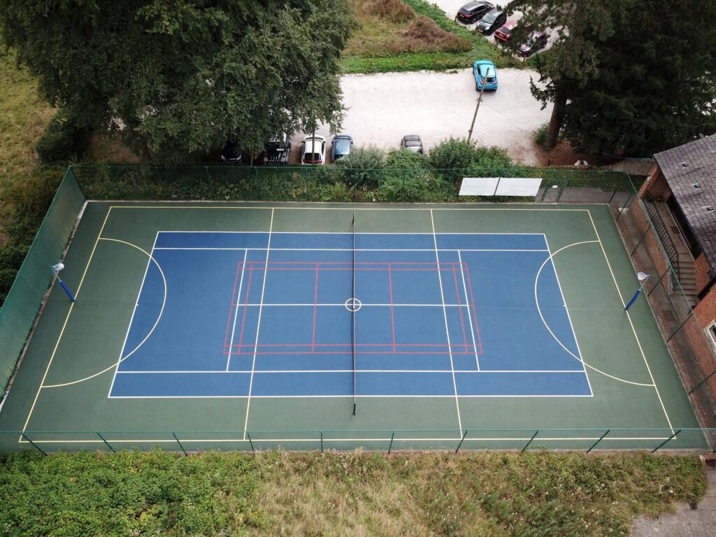 Tennis court at Chatsworth Health Club