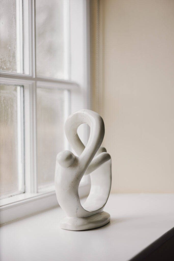 Decorative accessory on windowsill