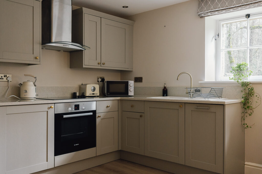 Pale grey kitchen