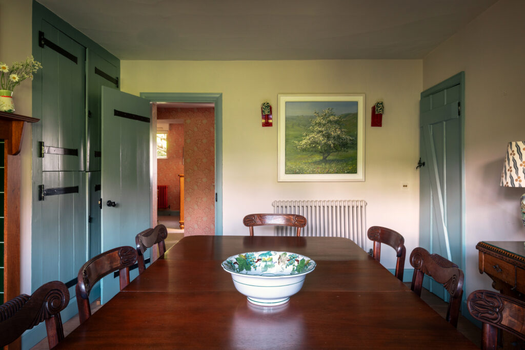 Dining area at moorview cottage