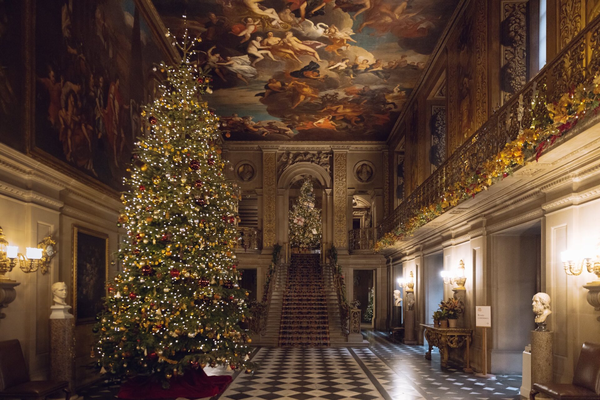 The Painted Hall at Chatsworth House