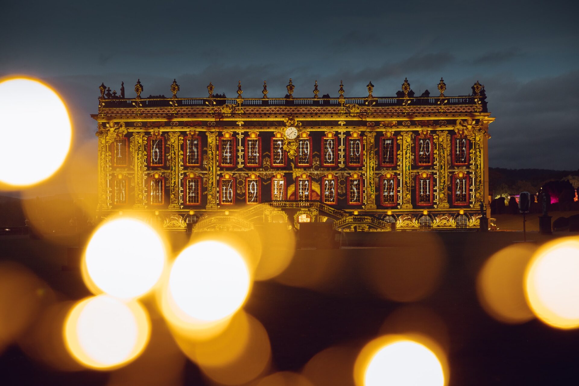 Chatsworth House at Christmas