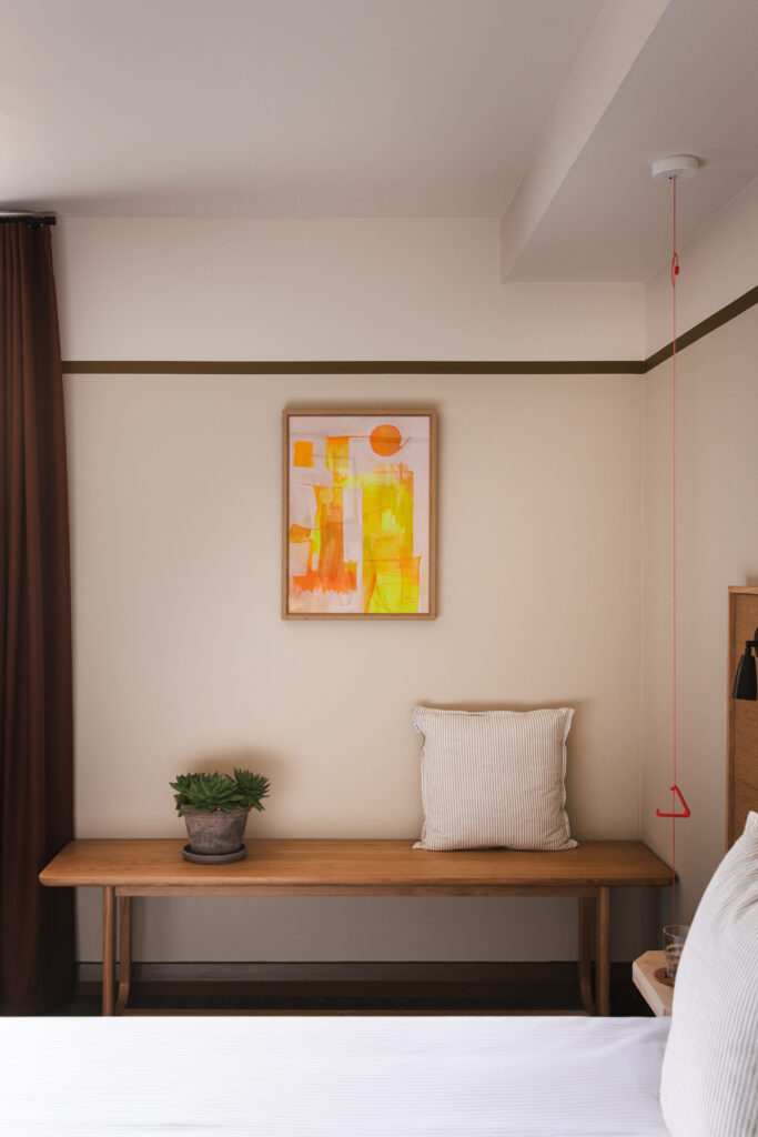 The Hide Accessible room desk and alarm