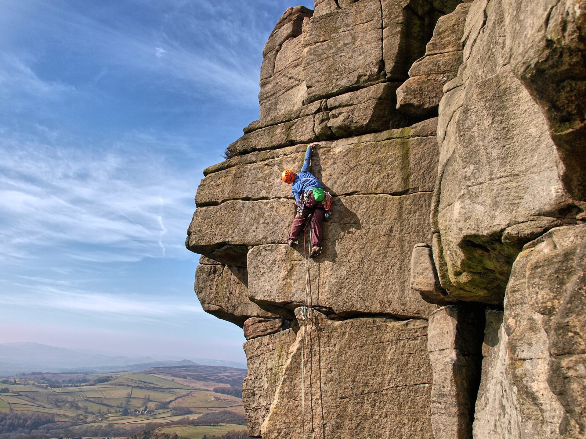 Rock climbing