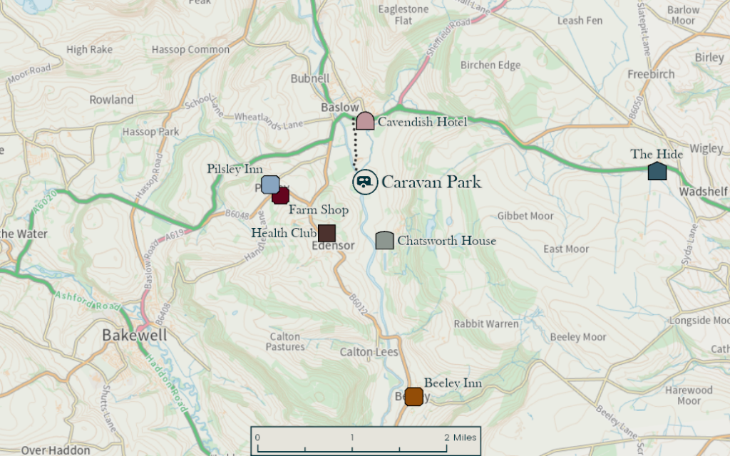 Chatsworth Caravan Park Location